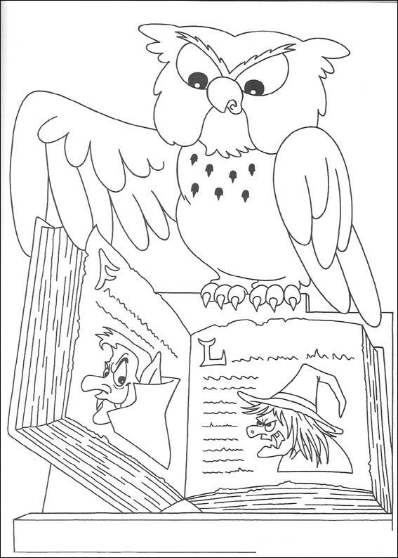 Plansa de colorat cu Halloween 131 37